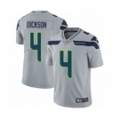 Youth Nike Seattle Seahawks #4 Michael Dickson Grey Alternate Vapor Untouchable Elite Player NFL Jersey