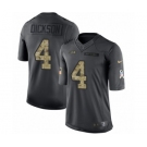 Youth Nike Seattle Seahawks #4 Michael Dickson Limited Black 2016 Salute to Service NFL Jersey