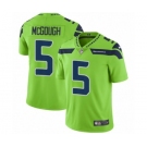 Youth Nike Seattle Seahawks #5 Alex McGough Limited Green Rush Vapor Untouchable NFL Jersey