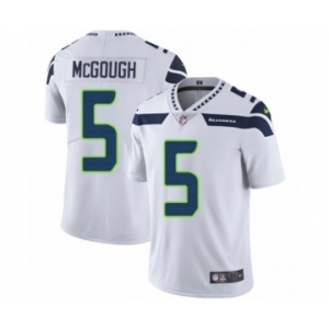Youth Nike Seattle Seahawks #5 Alex McGough White Vapor Untouchable Limited Player NFL Jersey
