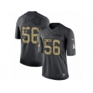 Youth Nike Seattle Seahawks #56 Cliff Avril Limited Black 2016 Salute to Service NFL Jersey