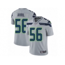 Youth Nike Seattle Seahawks #56 Cliff Avril Vapor Untouchable Limited Grey Alternate NFL Jersey