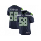 Youth Nike Seattle Seahawks #58 Kevin Pierre-Louis Vapor Untouchable Limited Steel Blue Team Color NFL Jersey