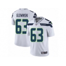 Youth Nike Seattle Seahawks #63 Mark Youth Nike Seattle Seahawks #63 Mark Glowinski Vapor Untouchable Limited White NFL Jersey