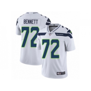 Youth Nike Seattle Seahawks #72 Michael Bennett Vapor Untouchable Limited White NFL Jersey