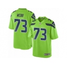 Youth Nike Seattle Seahawks #73 J'Marcus Webb Limited Green Rush NFL Jersey