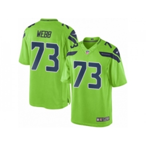 Youth Nike Seattle Seahawks #73 J'Marcus Webb Limited Green Rush NFL Jersey