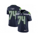 Youth Nike Seattle Seahawks #74 George Fant Vapor Untouchable Limited Steel Blue Team Color NFL Jersey