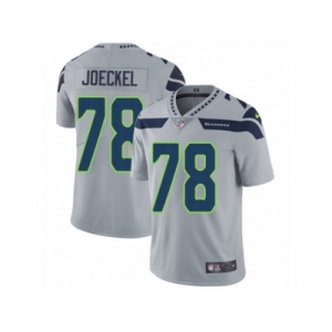 Youth Nike Seattle Seahawks #78 Luke Joeckel Vapor Untouchable Limited Grey Alternate NFL Jersey