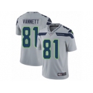 Youth Nike Seattle Seahawks #81 Nick Vannett Vapor Untouchable Limited Grey Alternate NFL Jersey