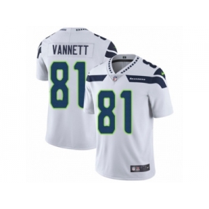 Youth Nike Seattle Seahawks #81 Nick Vannett Vapor Untouchable Limited White NFL Jersey