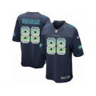 Youth Nike Seattle Seahawks #88 Jimmy Graham Limited Navy Blue Strobe NFL Jersey