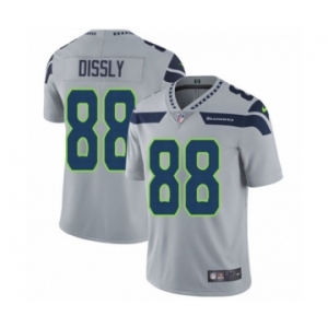 Youth Nike Seattle Seahawks #88 Will Dissly Grey Alternate Vapor Untouchable Limited Player NFL Jersey
