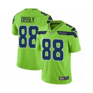 Youth Nike Seattle Seahawks #88 Will Dissly Limited Green Rush Vapor Untouchable NFL Jersey