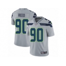 Youth Nike Seattle Seahawks #90 Jarran Reed Vapor Untouchable Limited Grey Alternate NFL Jersey