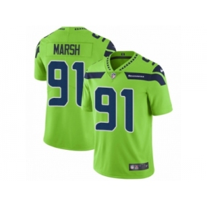 Youth Nike Seattle Seahawks #91 Cassius Marsh Vapor Untouchable Limited Green NFL Jersey