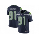 Youth Nike Seattle Seahawks #91 Cassius Marsh Vapor Untouchable Limited Steel Blue Team Color NFL Jersey