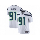 Youth Nike Seattle Seahawks #91 Cassius Marsh Vapor Untouchable Limited White NFL Jersey