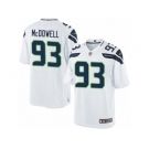 Youth Nike Seattle Seahawks #93 Malik McDowell Limited White NFL Jersey