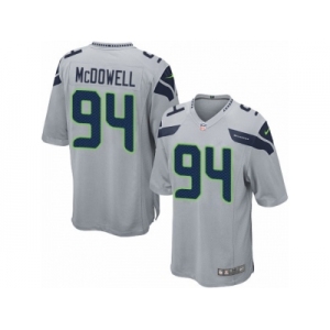 Youth Nike Seattle Seahawks #94 Malik McDowell Game Grey Alternate NFL Jersey