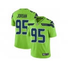 Youth Nike Seattle Seahawks #95 Dion Jordan Vapor Untouchable Limited Green NFL Jersey