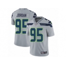 Youth Nike Seattle Seahawks #95 Dion Jordan Vapor Untouchable Limited Grey Alternate NFL Jersey