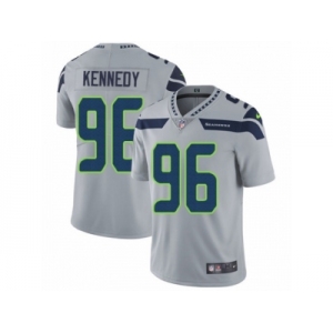 Youth Nike Seattle Seahawks #96 Cortez Kennedy Vapor Untouchable Limited Grey Alternate NFL Jersey