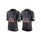 Youth Seattle Seahawks #12 12th Fan Anthracite Salute to Service USA Flag Fashion Jersey