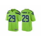 Youth Seattle Seahawks #29 Earl Thomas III Green Color Rush Limited Jersey