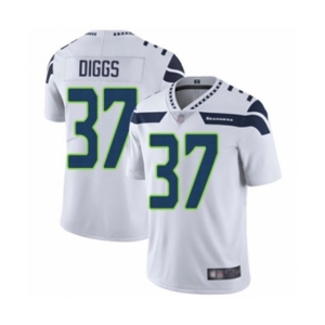 Youth Seattle Seahawks #37 Quandre Diggs White Vapor Untouchable Limited Player Football Jersey