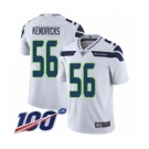 Youth Seattle Seahawks #56 Mychal Kendricks White Vapor Untouchable Limited Player 100th Season Football Jersey