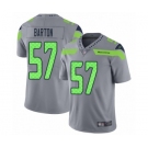 Youth Seattle Seahawks #57 Cody Barton Limited Silver Inverted Legend Football Jersey