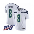 Youth Seattle Seahawks #8 Jamar Taylor White Vapor Untouchable Limited Player 100th Season Football Jersey