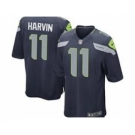 nike youth nfl jerseys seattle seahawks #11 harvin blue[nike]