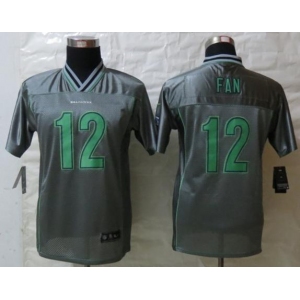 nike youth nfl jerseys seattle seahawks #12 fan grey[nike vapor]