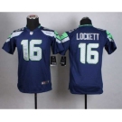 nike youth nfl jerseys seattle seahawks #16 lockett blue[nike]