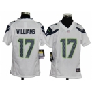 nike youth nfl jerseys seattle seahawks #17 williams white[nike]