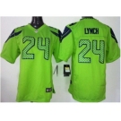 nike youth nfl jerseys seattle seahawks #24 marshawn lynch green[nike]