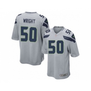 nike youth nfl jerseys seattle seahawks #50 wright grey[nike]