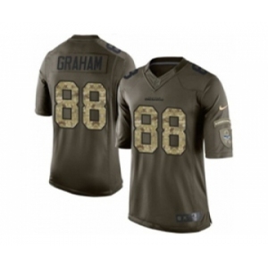nike youth nfl jerseys seattle seahawks #88 graham army green[nike Limited Salute To Service]