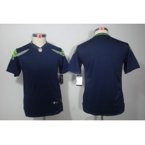 nike youth nfl jerseys seattle seahawks blank blue[nike limited]
