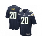 Men Nike Los Angeles Chargers #20 Desmond King Game Navy Blue Team Color NFL Jersey