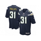 Men Nike Los Angeles Chargers #31 Adrian Phillips Game Navy Blue Team Color NFL Jersey