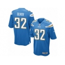 Men Nike Los Angeles Chargers #32 Branden Oliver Game Electric Blue Alternate NFL Jersey