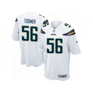 Men Nike Los Angeles Chargers #56 Korey Toomer Game White NFL Jersey