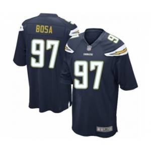 Men's Los Angeles Chargers #97 Joey Bosa Game Navy Blue Team Color Football Jersey