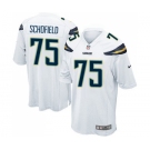 Men's Nike Los Angeles Chargers #75 Michael Schofield Game White NFL Jersey