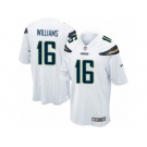 Men's Nike San Diego Chargers #16 Tyrell Williams Game White NFL Jersey