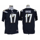 nike nfl jerseys san diego chargers #17 rivers dk blue[game]