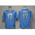 nike nfl jerseys san diego chargers #17 rivers lt.blue[game]